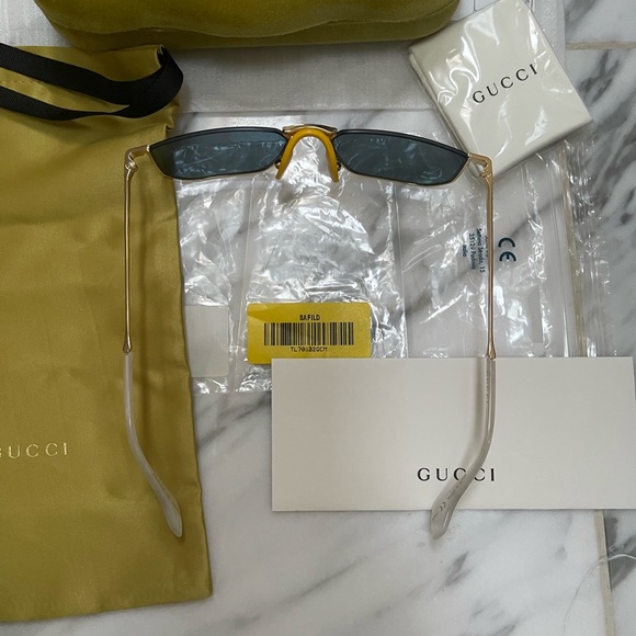 GUCCI UNISEX ORANGE MIRROR , SAME STYLE WORE TO THE GRAMMYS ON BILLIE EILISH - Picture 10 of 16